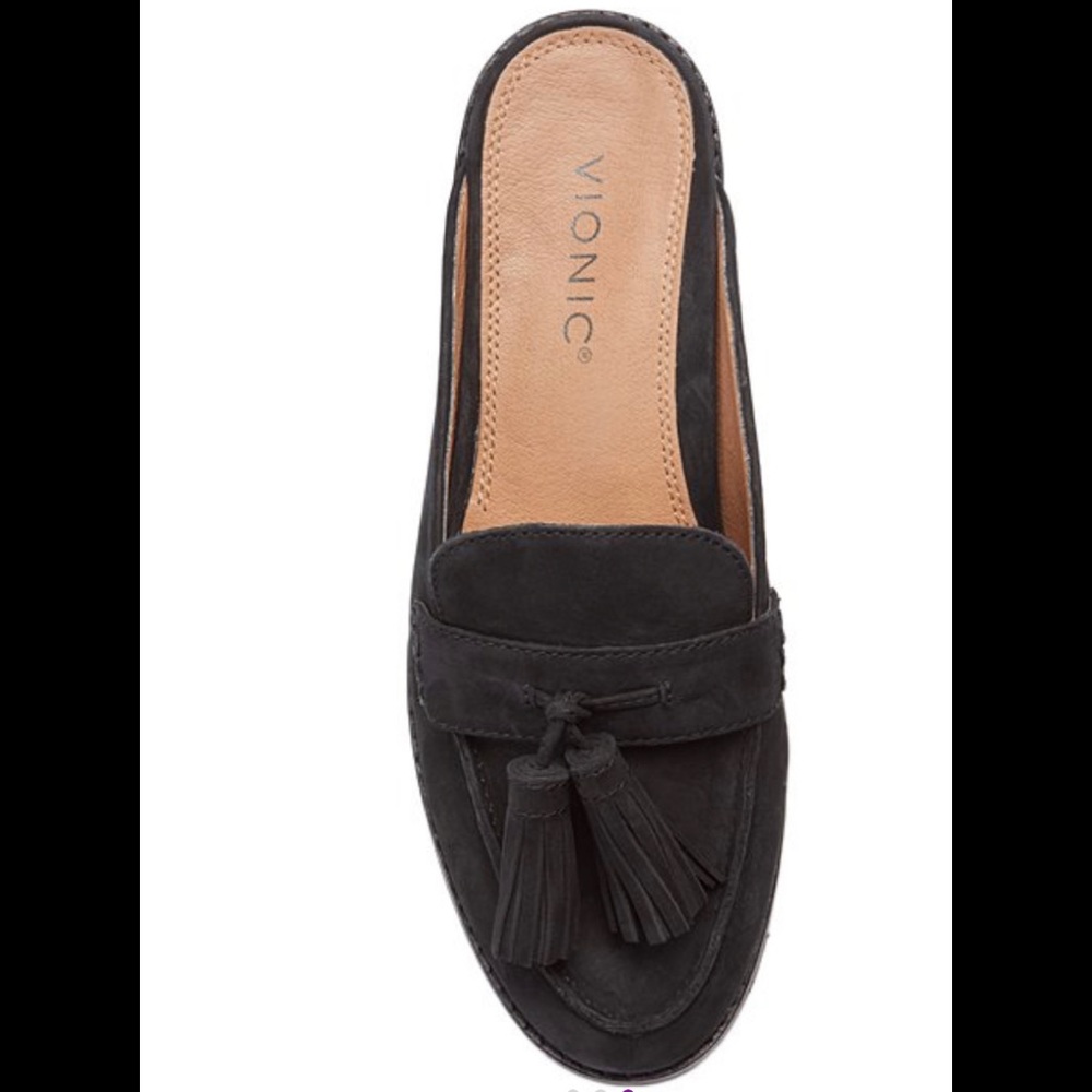 Vionic Black Reagan Mule - Size 6